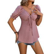 T-Shirt with V-Neck