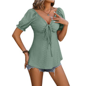 T-Shirt with V-Neck