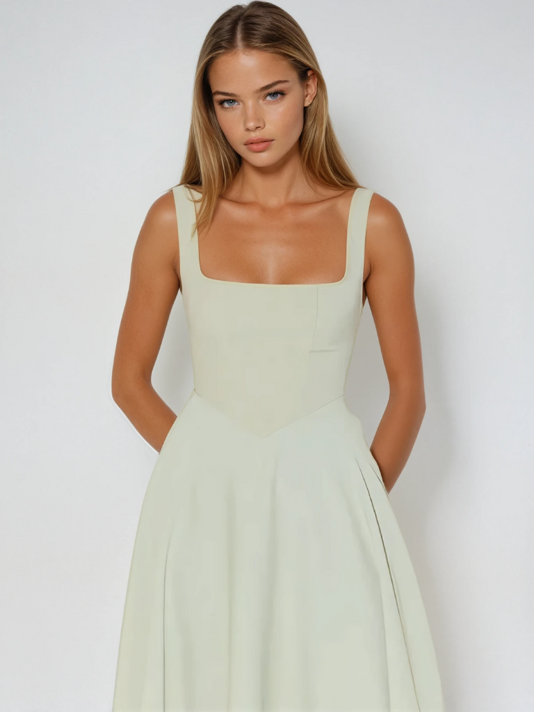 Tailored Midi Dress – Flattering Silhouette – Elegant Occasion Style 1