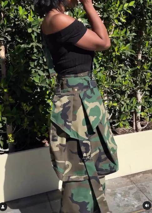 Cargo Pants – Detachable Pocket Detail – High Waist Street Look