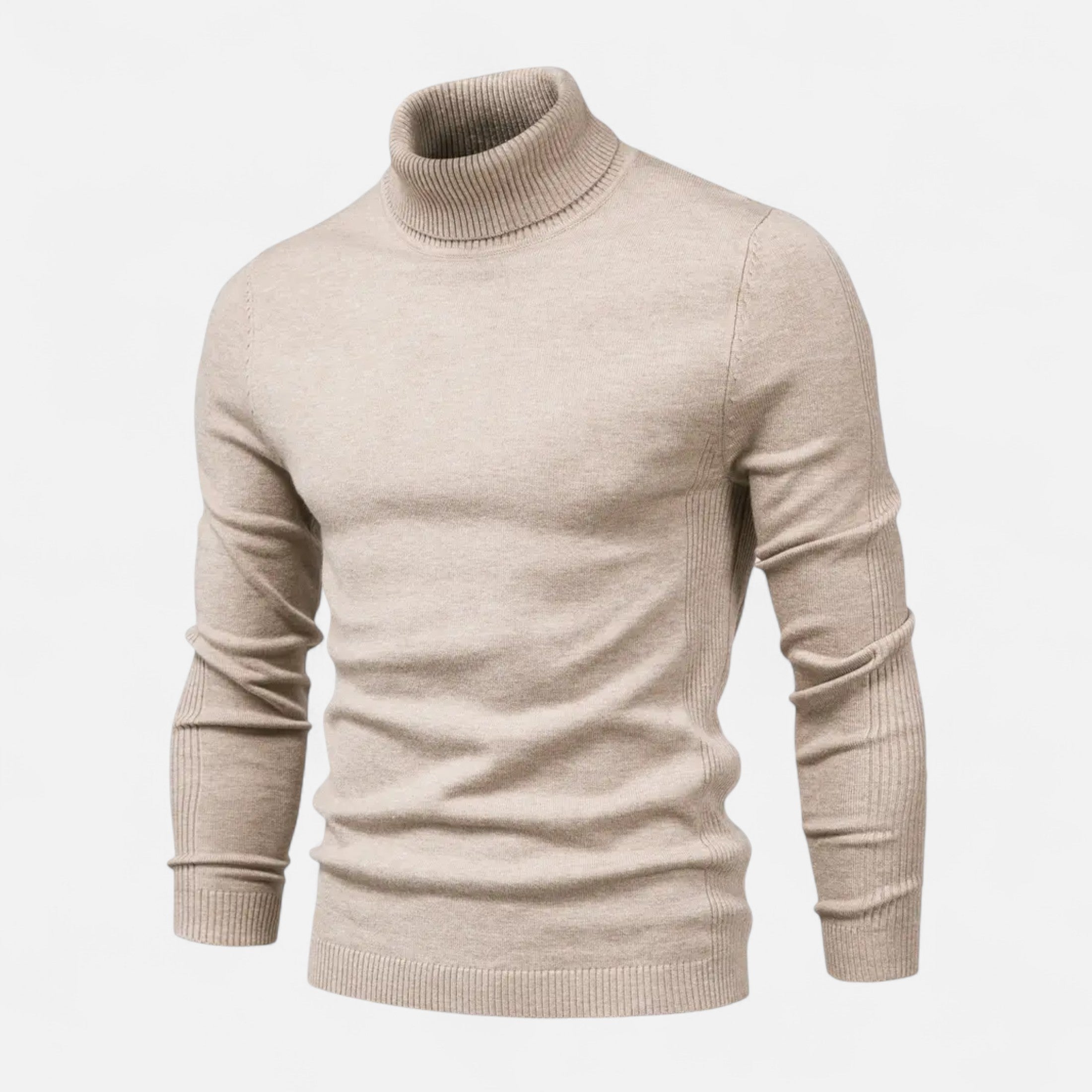 Turtleneck Sweater – Soft Knit Fabric – Timeless Winter Style 0