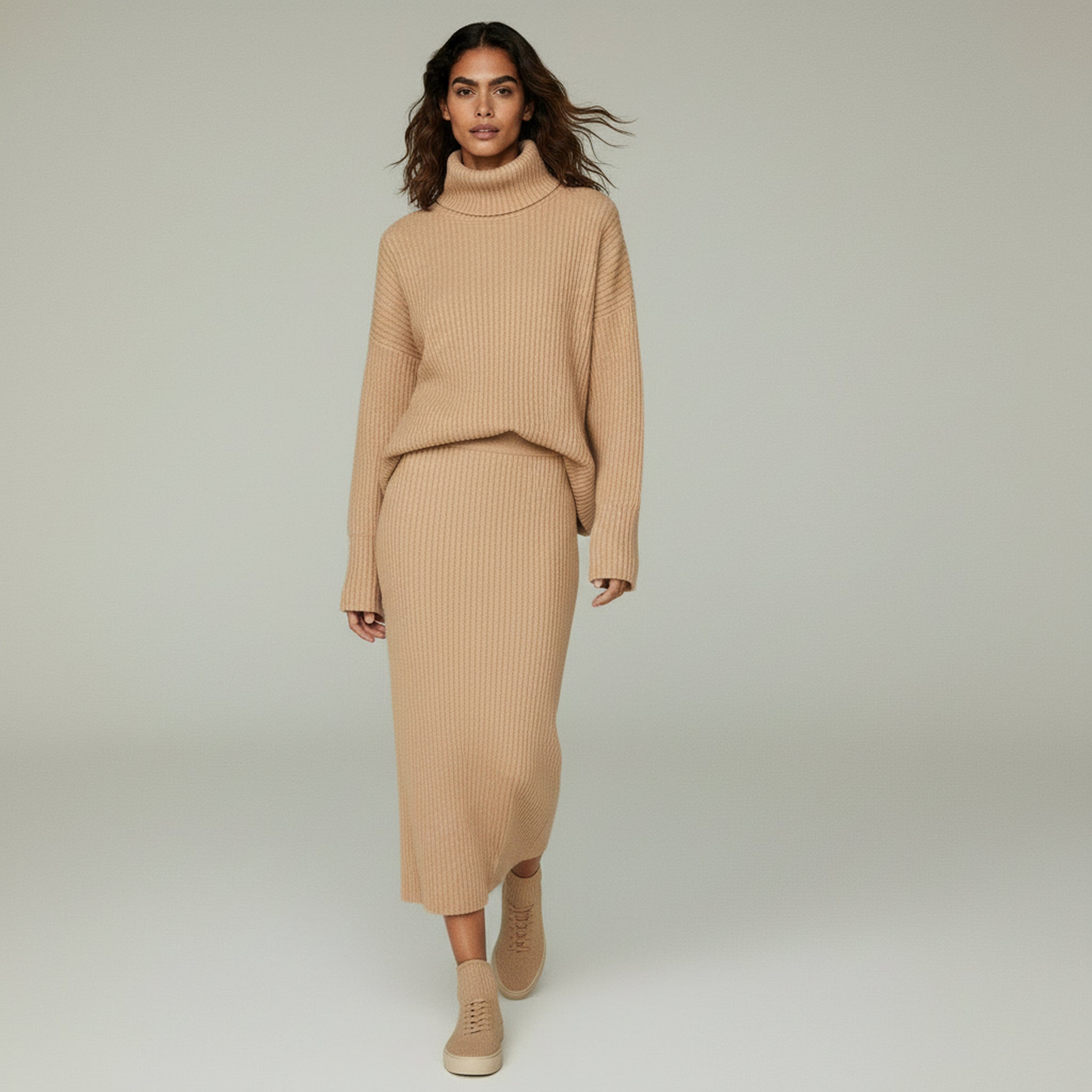 Soft Two-Piece Set – Effortless Comfort for Autumn Outings - 1