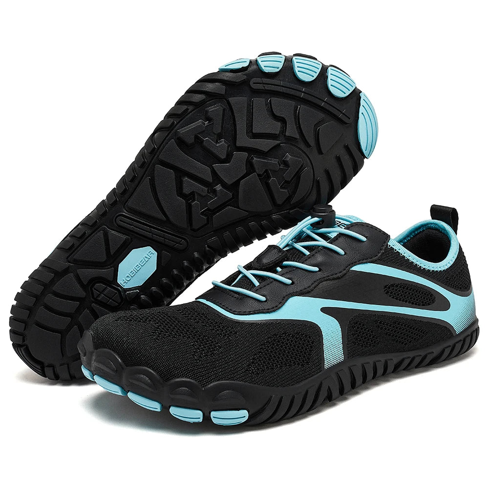 Unisex Barefoot Shoes Black Size 42 Mesh - Zero Drop Minimalist Design 6