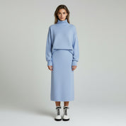 Knit Two-Piece Set – Cozy Comfort for Effortless Winter Wear - 1