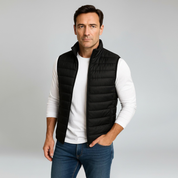 Vest – Mens – Autumn & Winter – Men's Cotton-Filled Sleeveless Winter Vest – Montford Co 1