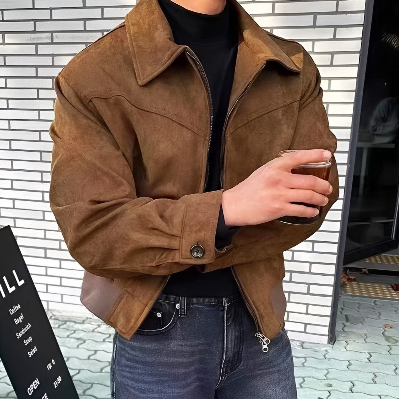 Vintage Classic Heritage Men's Jacket with Structured Fit for Effortless Day-to-Night Styling 0