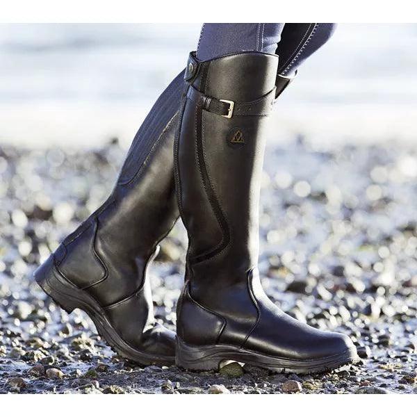 Waterproof Leather Winter Riding Boots for Women 3