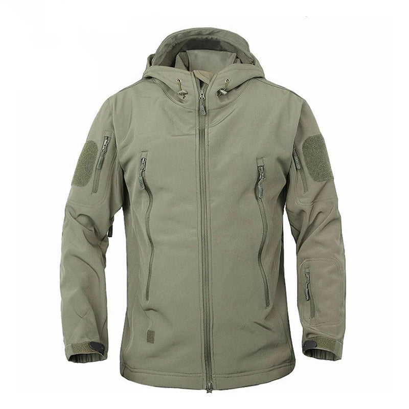 Waterproof Softshell Jacket – Windproof & Fleece Lined – Outdoor Adventure Ready 1