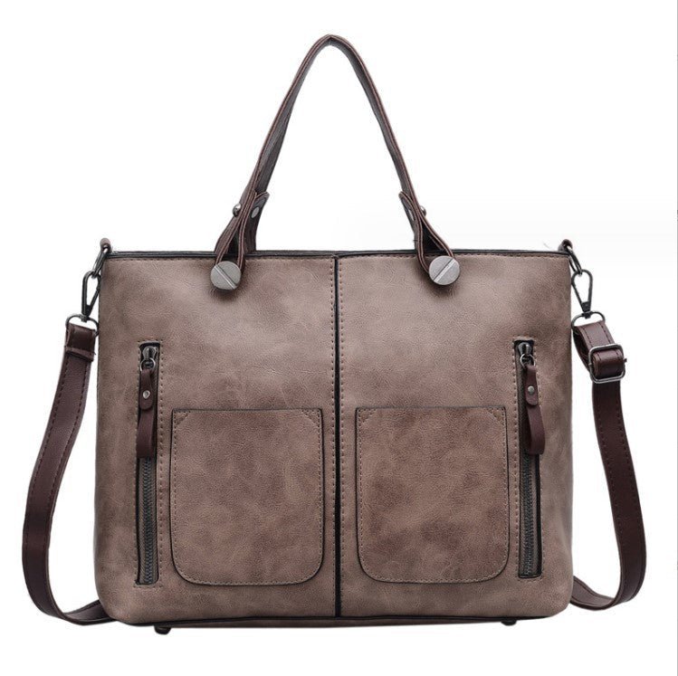 Women'S Fashionable Large Capacity Retro Shoulder Bag