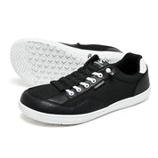 Women's Barefoot Shoes Black Size 8 Leather Minimalist Slip-On Sneakers 1