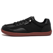 Women's Barefoot Shoes Black Size 8 Leather Minimalist Slip-On Sneakers 2