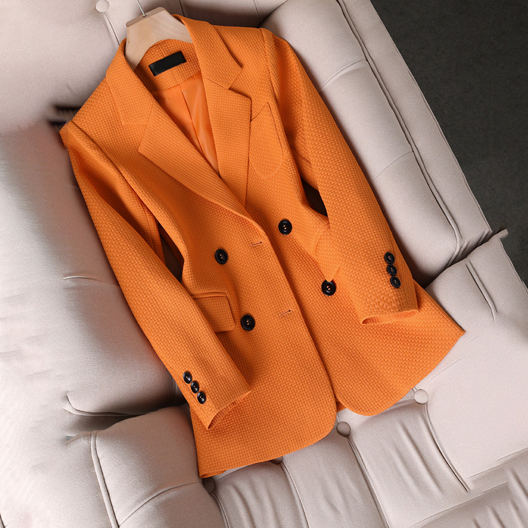 Women’s Blazer – Tailored Fit – Double-Breasted – Notched Lapel 0