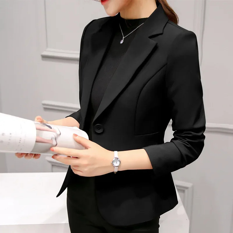Women’s Blazer – Tailored Fit – Structured Silhouette – Single Button – Notched Lapel 2