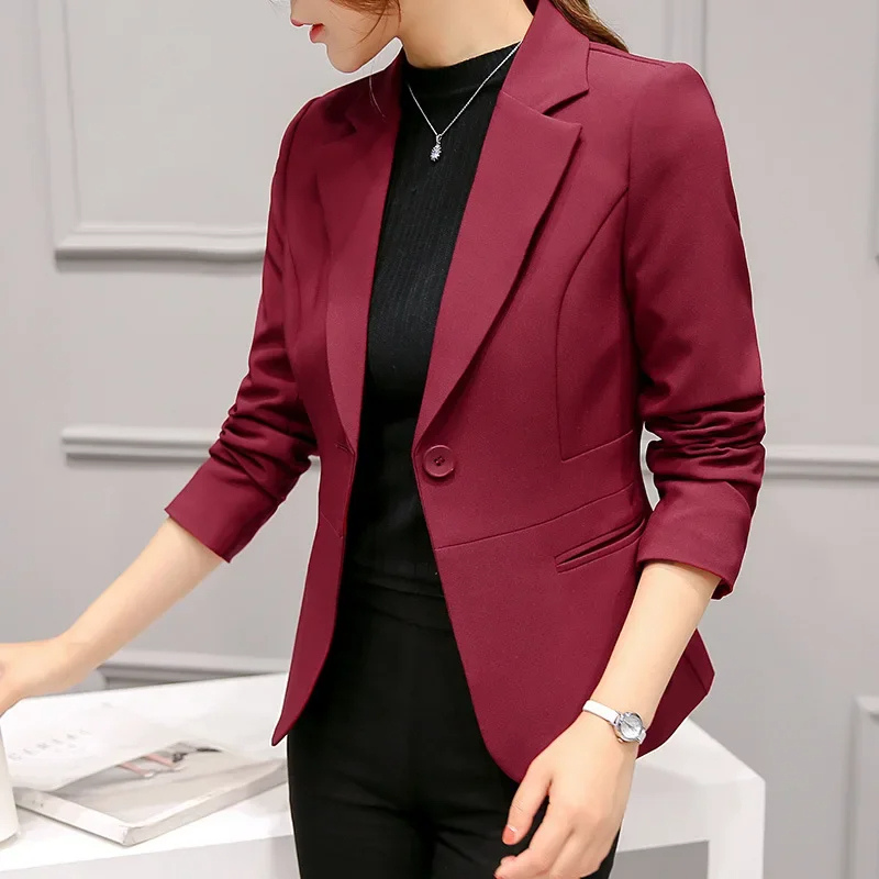 Women’s Blazer – Tailored Fit – Structured Silhouette – Single Button – Notched Lapel 4