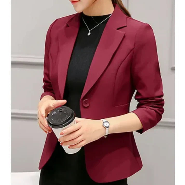 Women’s Blazer – Tailored Fit – Structured Silhouette – Single Button – Notched Lapel 7