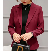 Women’s Blazer – Tailored Fit – Structured Silhouette – Single Button – Notched Lapel 8
