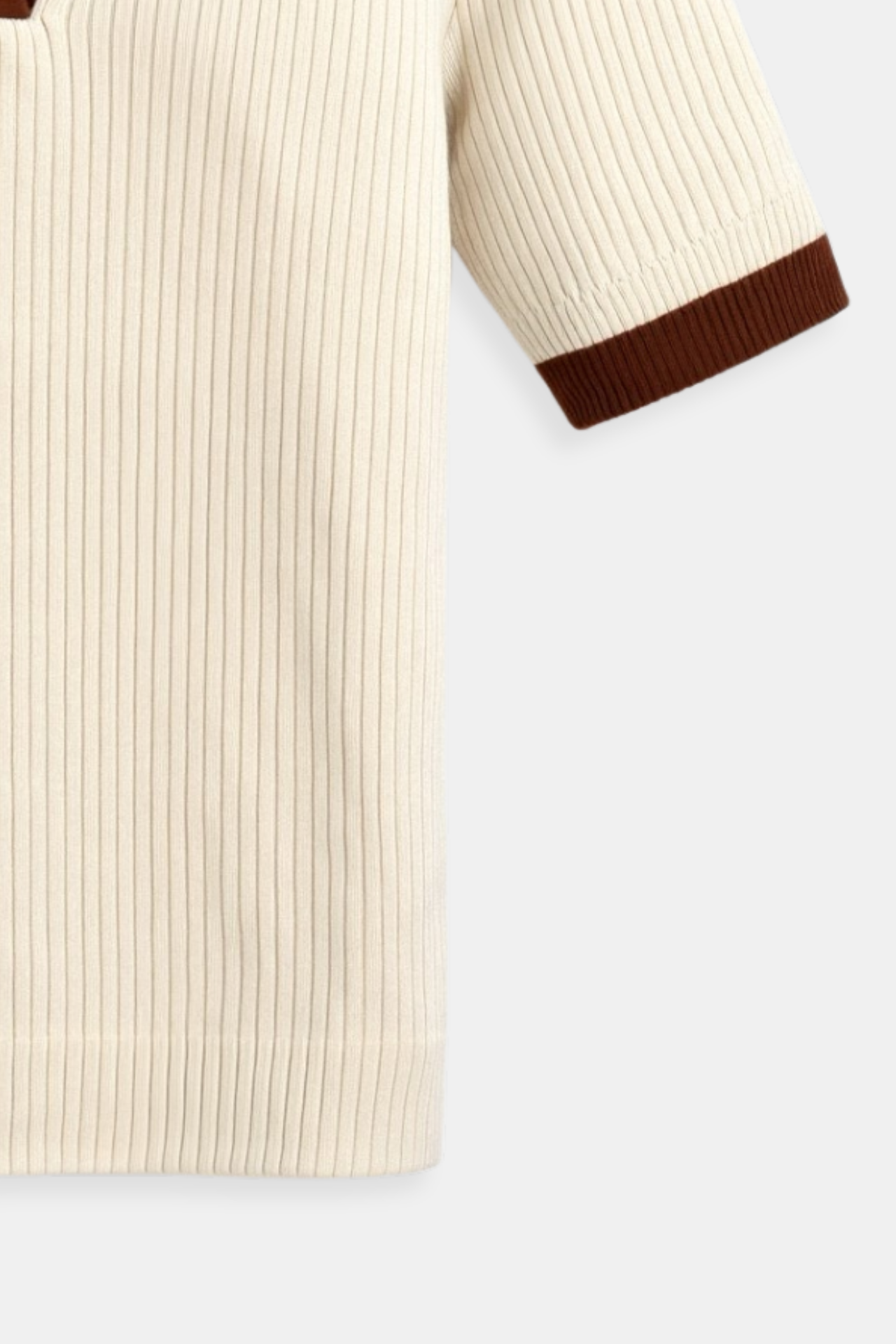 Women's Color Block Polo Shirt with Notched Collar 3