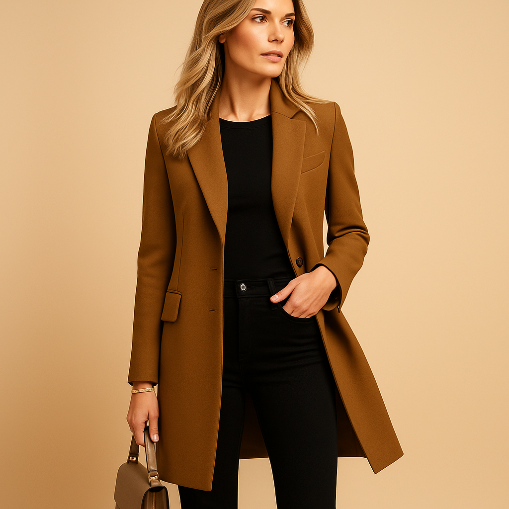 Women's Double-Breasted Trench Coat 0