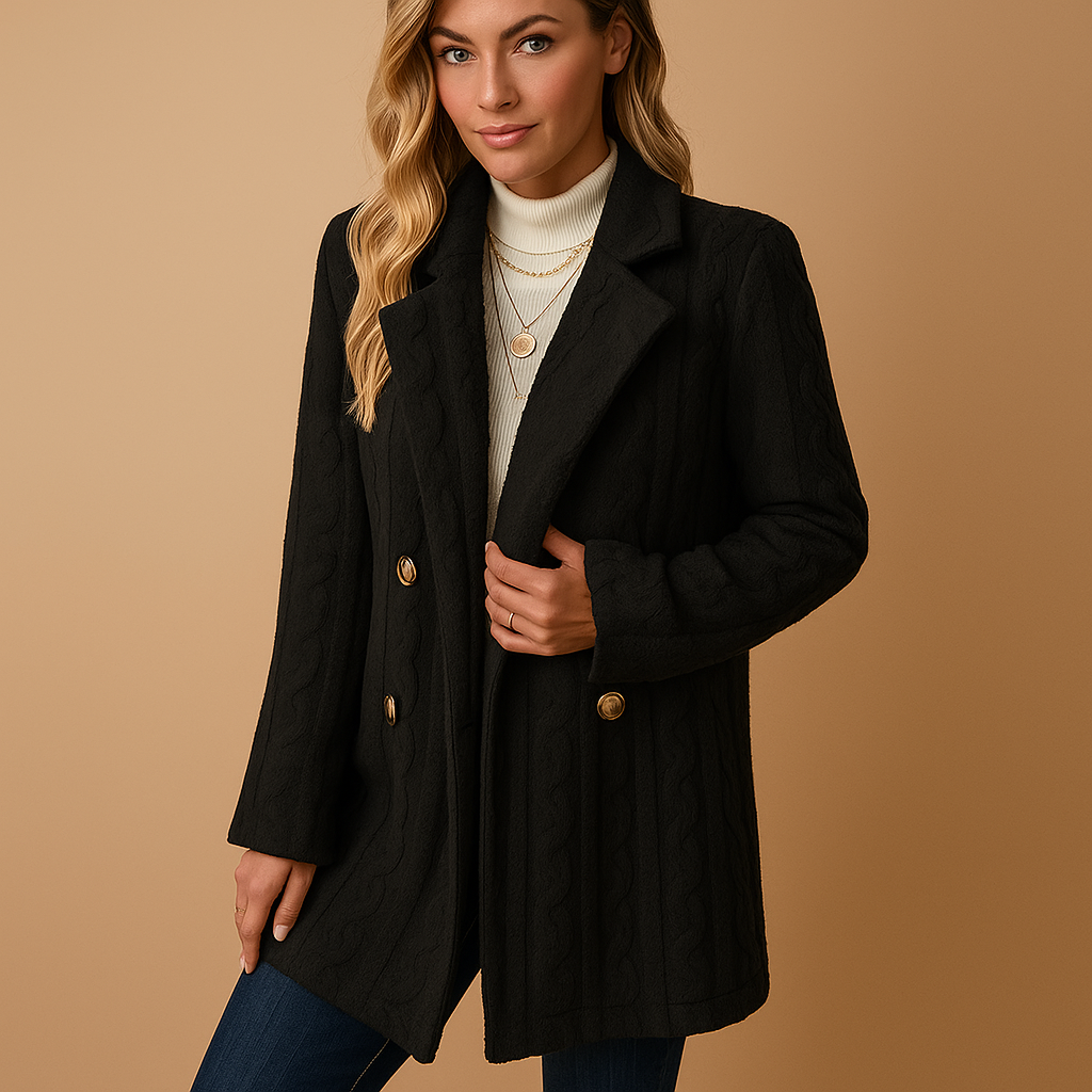 Women's Elegant Tailored Winter Coat 1