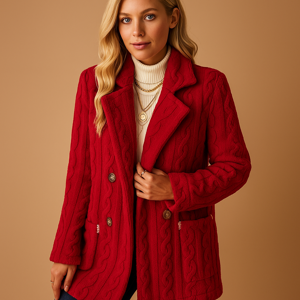 Women's Elegant Tailored Winter Coat 2