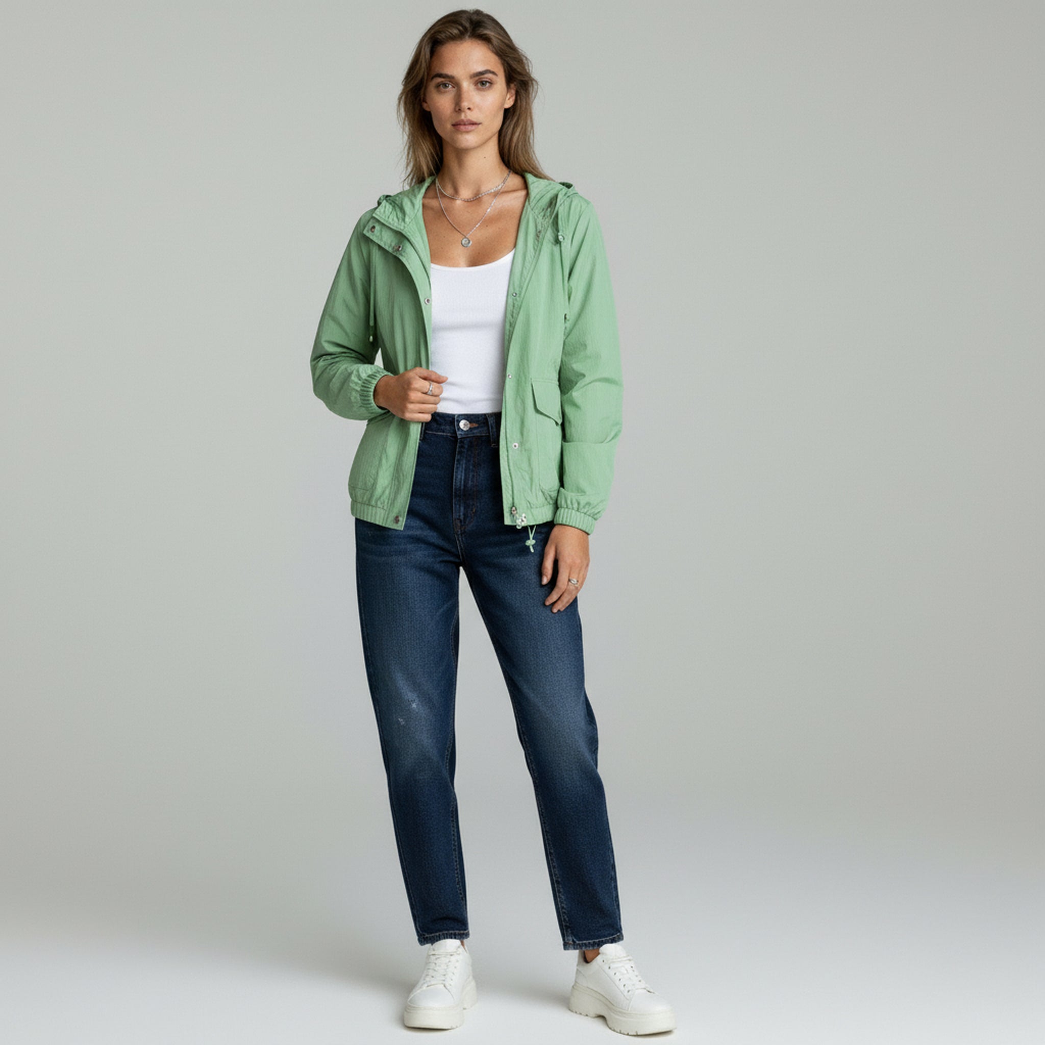 Hooded Casual Jacket – Cozy Comfort for Everyday Outings - 1