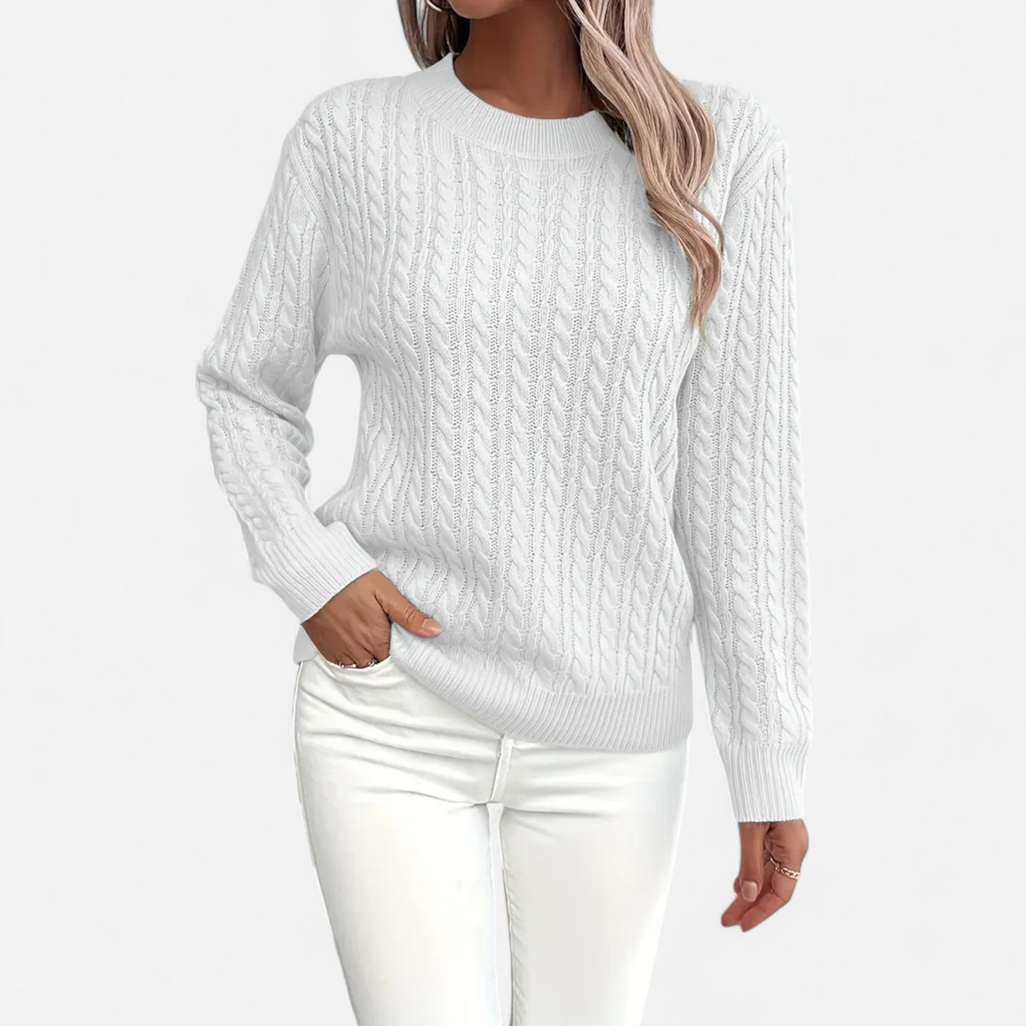 Women's Oversized Sweater – Ribbed Knit – Cozy Winter Essential 10