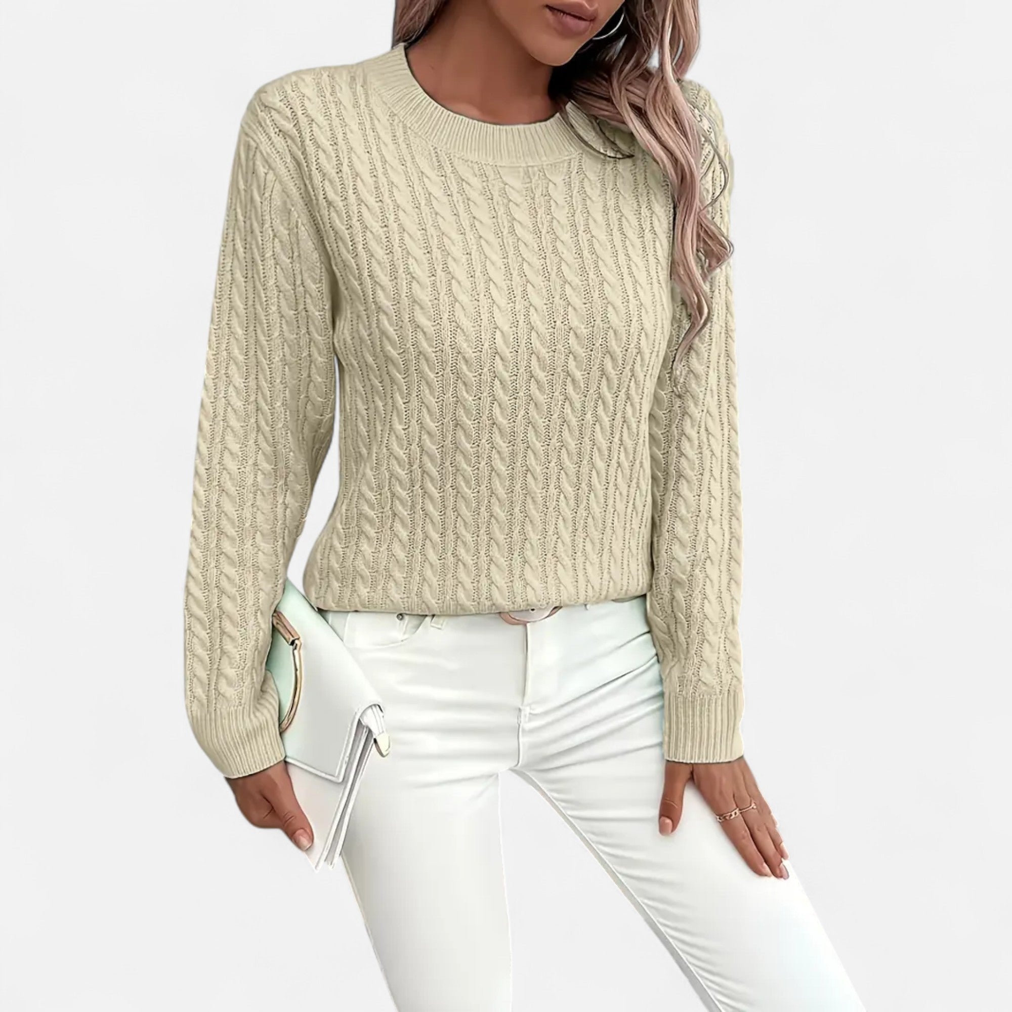 Women's Oversized Sweater – Ribbed Knit – Cozy Winter Essential 6