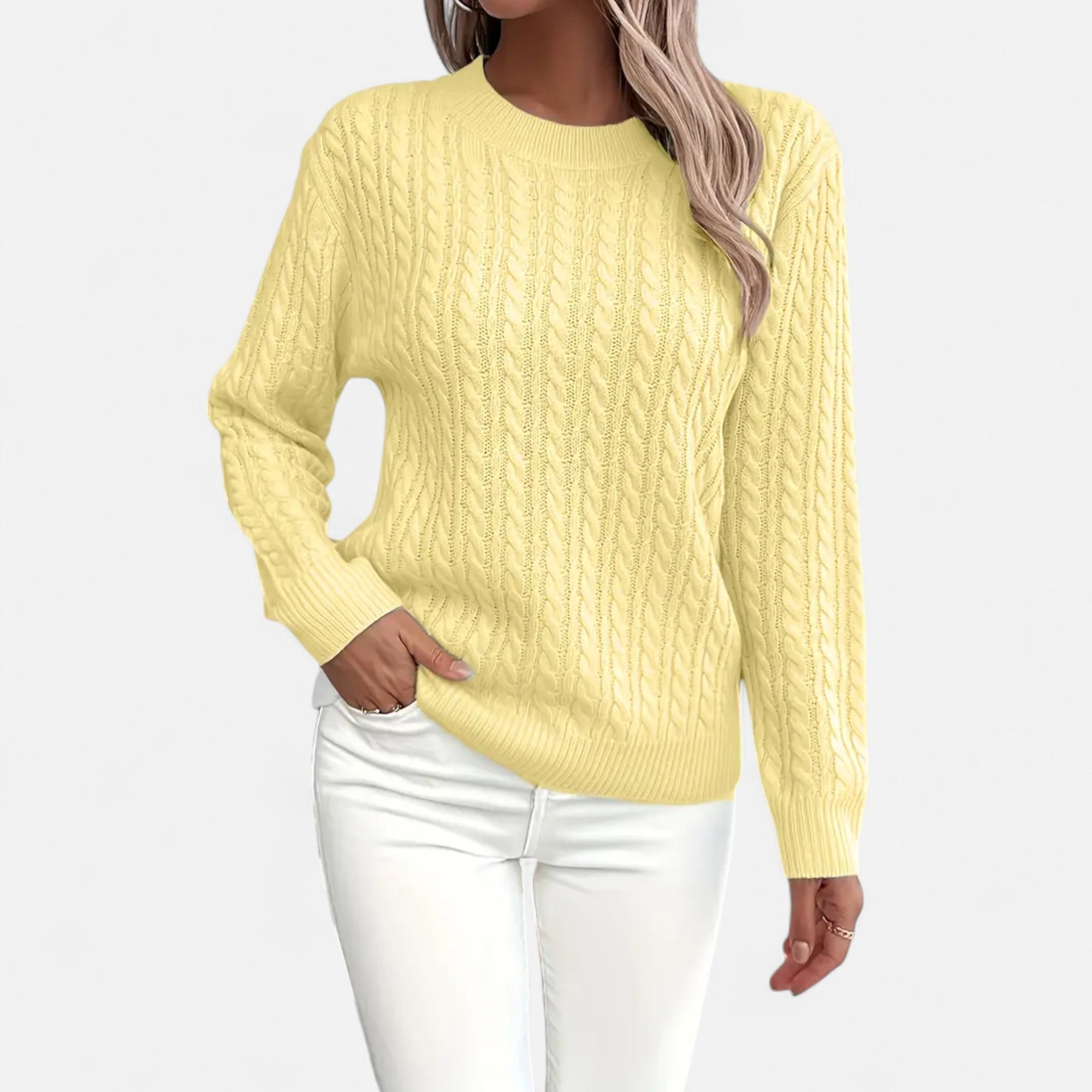 Women's Oversized Sweater – Ribbed Knit – Cozy Winter Essential 7