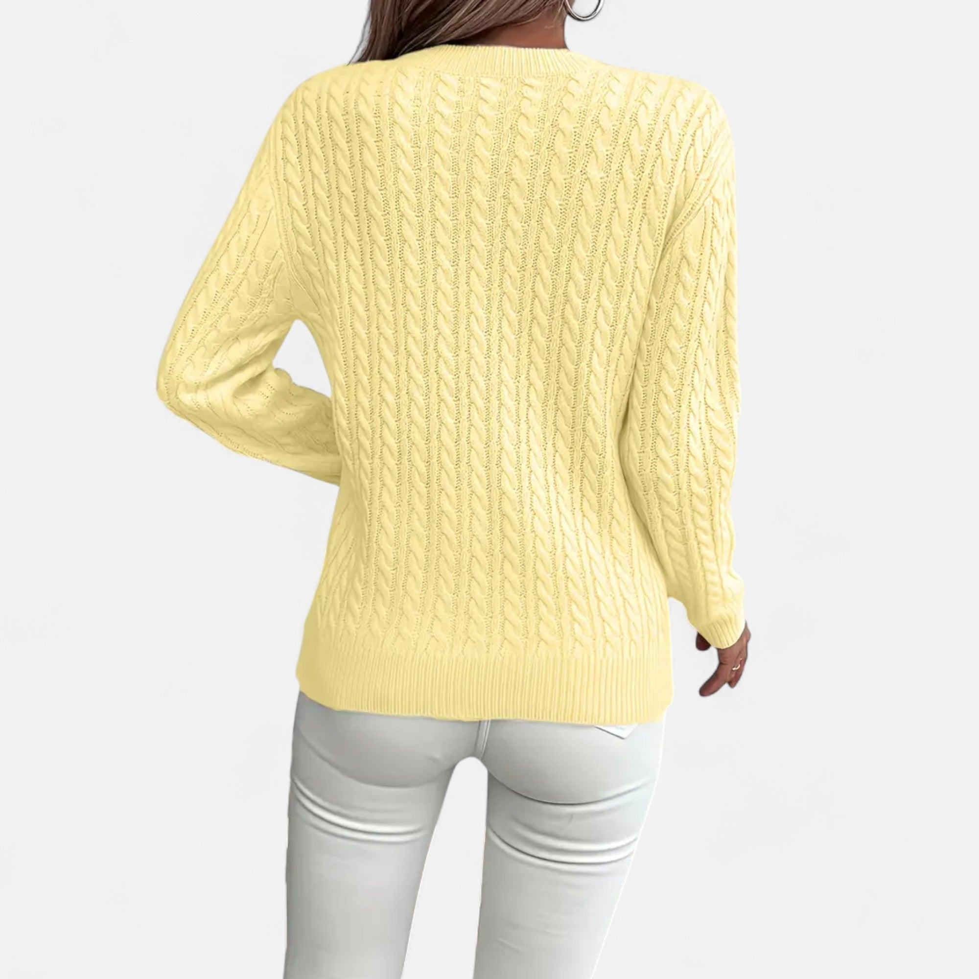 Women's Oversized Sweater – Ribbed Knit – Cozy Winter Essential 8