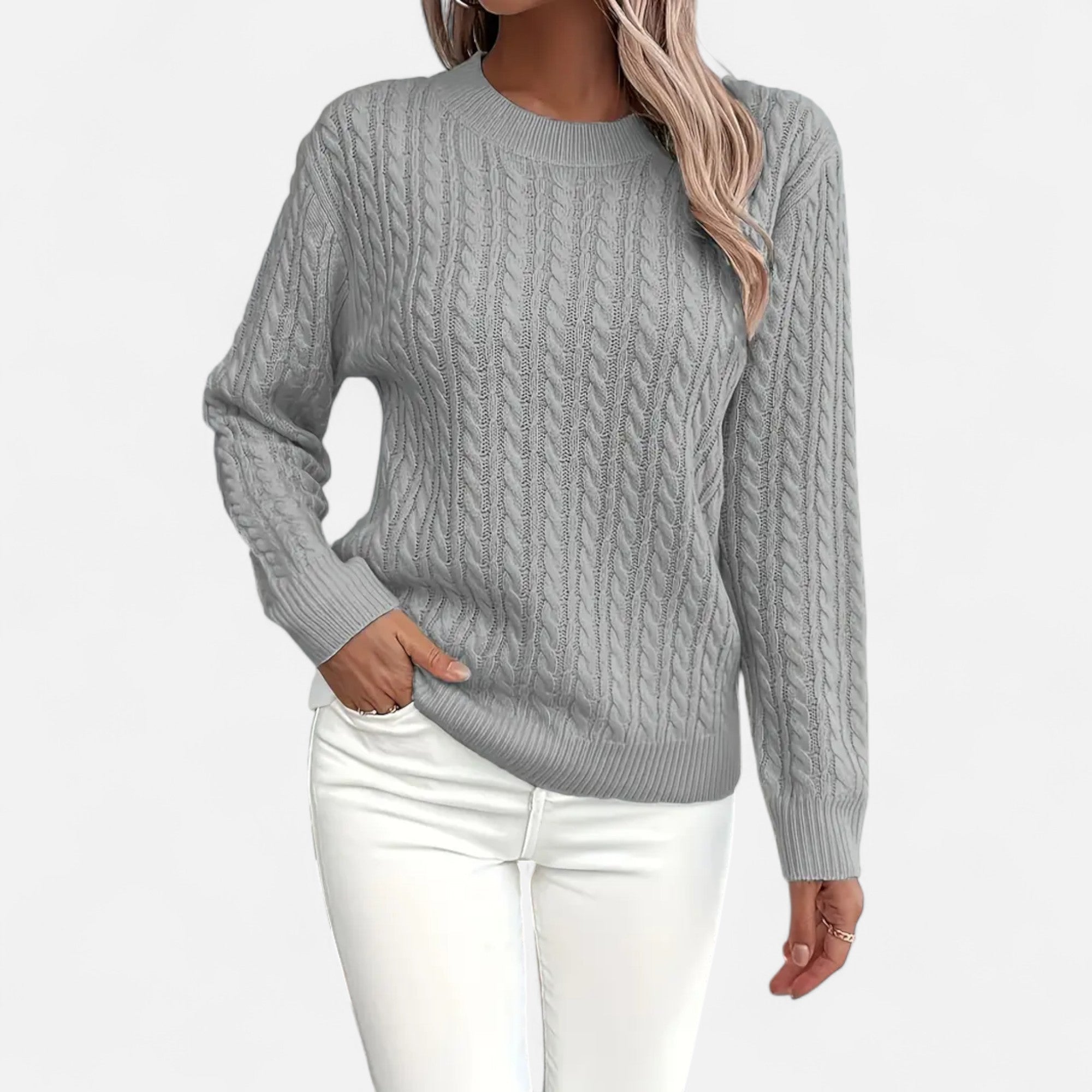 Women's Oversized Sweater – Ribbed Knit – Cozy Winter Essential 9