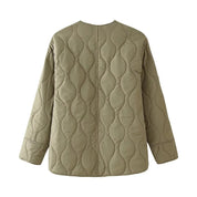 Women's Quilted Puffer Jacket – Long Sleeve Casual Winter Coat for Ultimate Warmth and Comfort 4