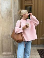 Women's Ribbed Knit Pullover Sweater 2