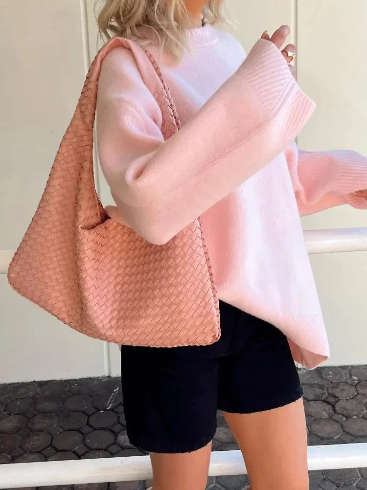 Women's Ribbed Knit Pullover Sweater 3