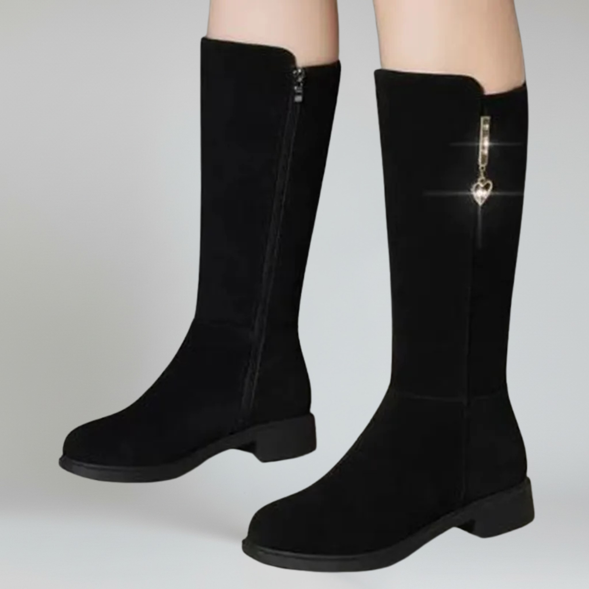 Thigh High Boots – Warm Plush Lining for Cozy Winter Outings - 4