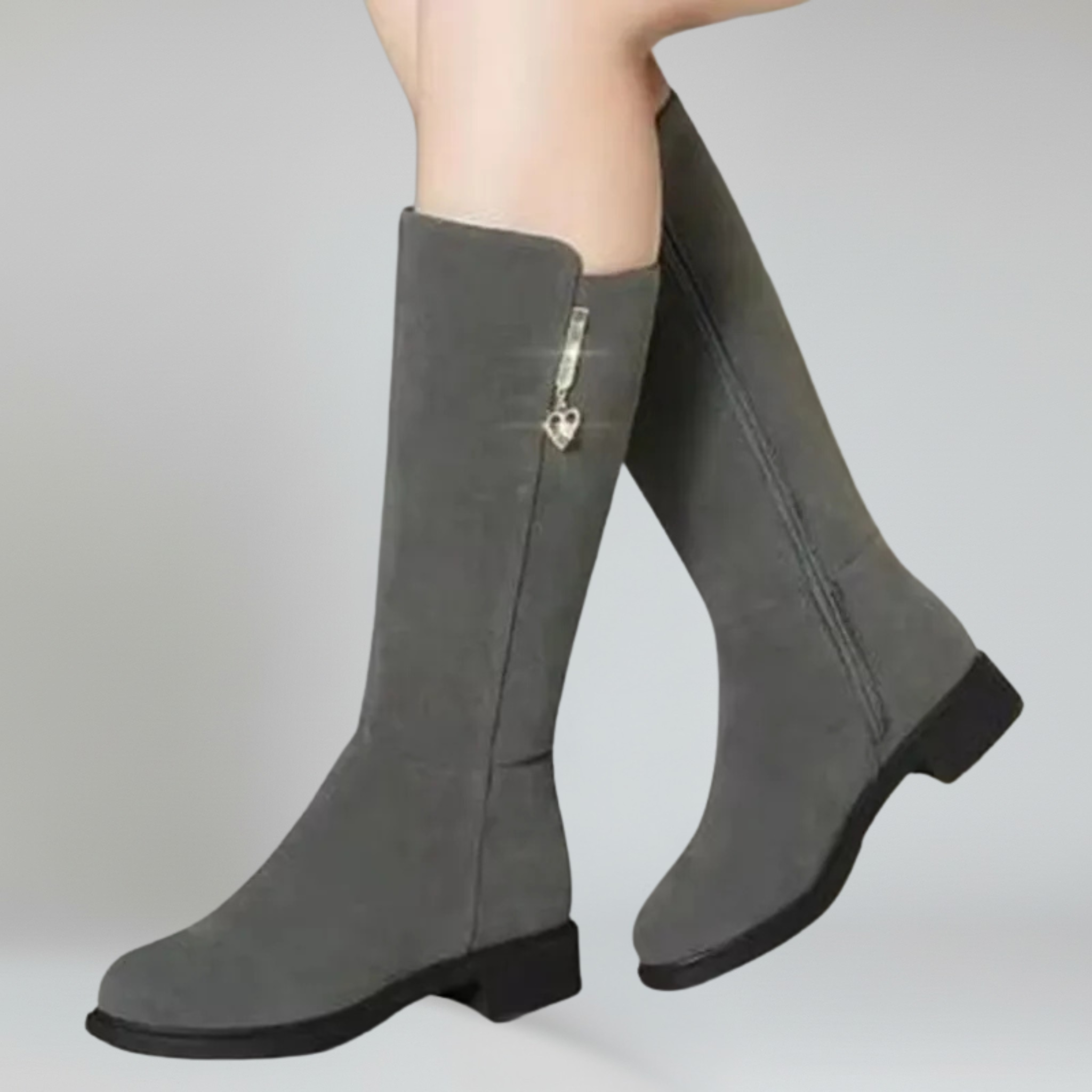 Thigh High Boots – Warm Plush Lining for Cozy Winter Outings - 2