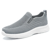 Women's Walking Shoes Gray Size 8 Lightweight Slip-On Loafers 3