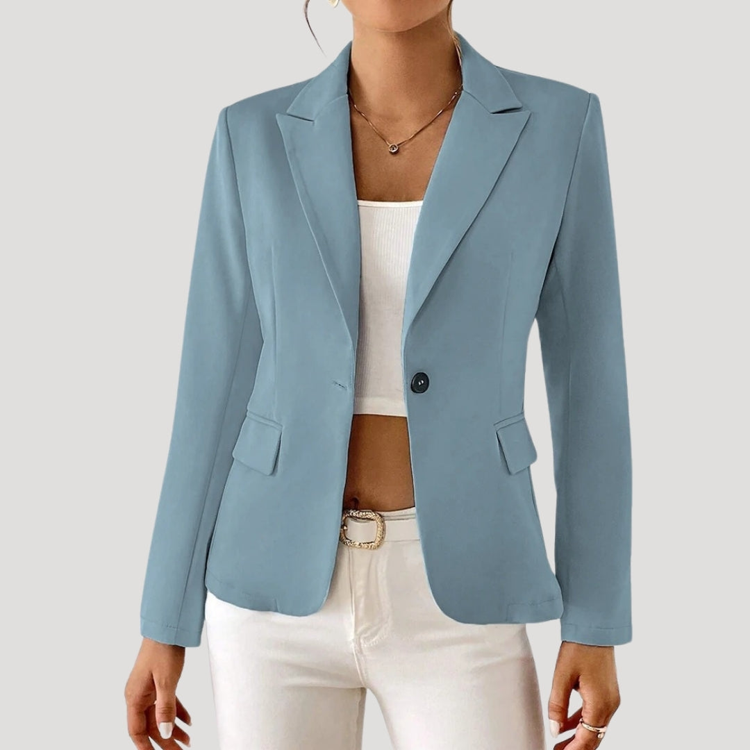 Women’s fitted blazer jacket lightweight summer style 0