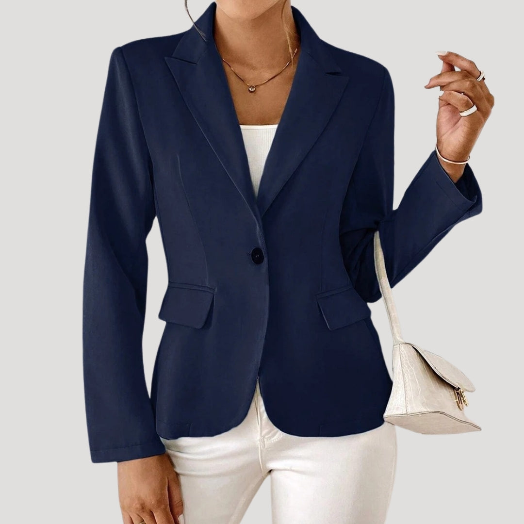 Women’s fitted blazer jacket lightweight summer style 2