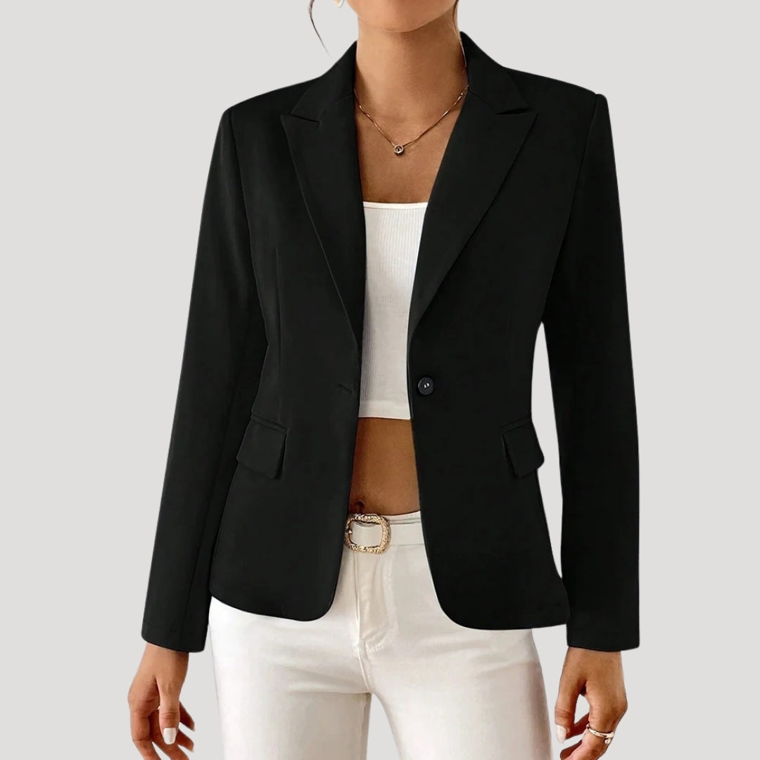 Women’s fitted blazer jacket lightweight summer style 3