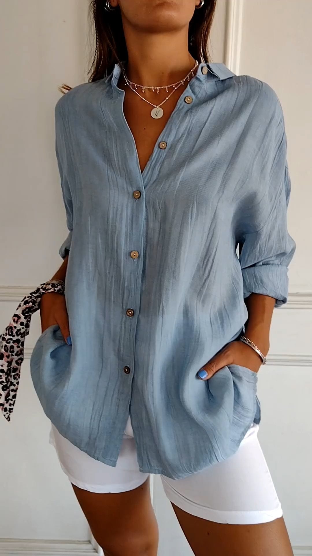 Womens Blouse – Luxurious Fabric – Versatile Day-to-Night Style 0