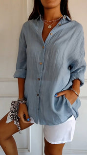 Womens Blouse – Luxurious Fabric – Versatile Day-to-Night Style 1