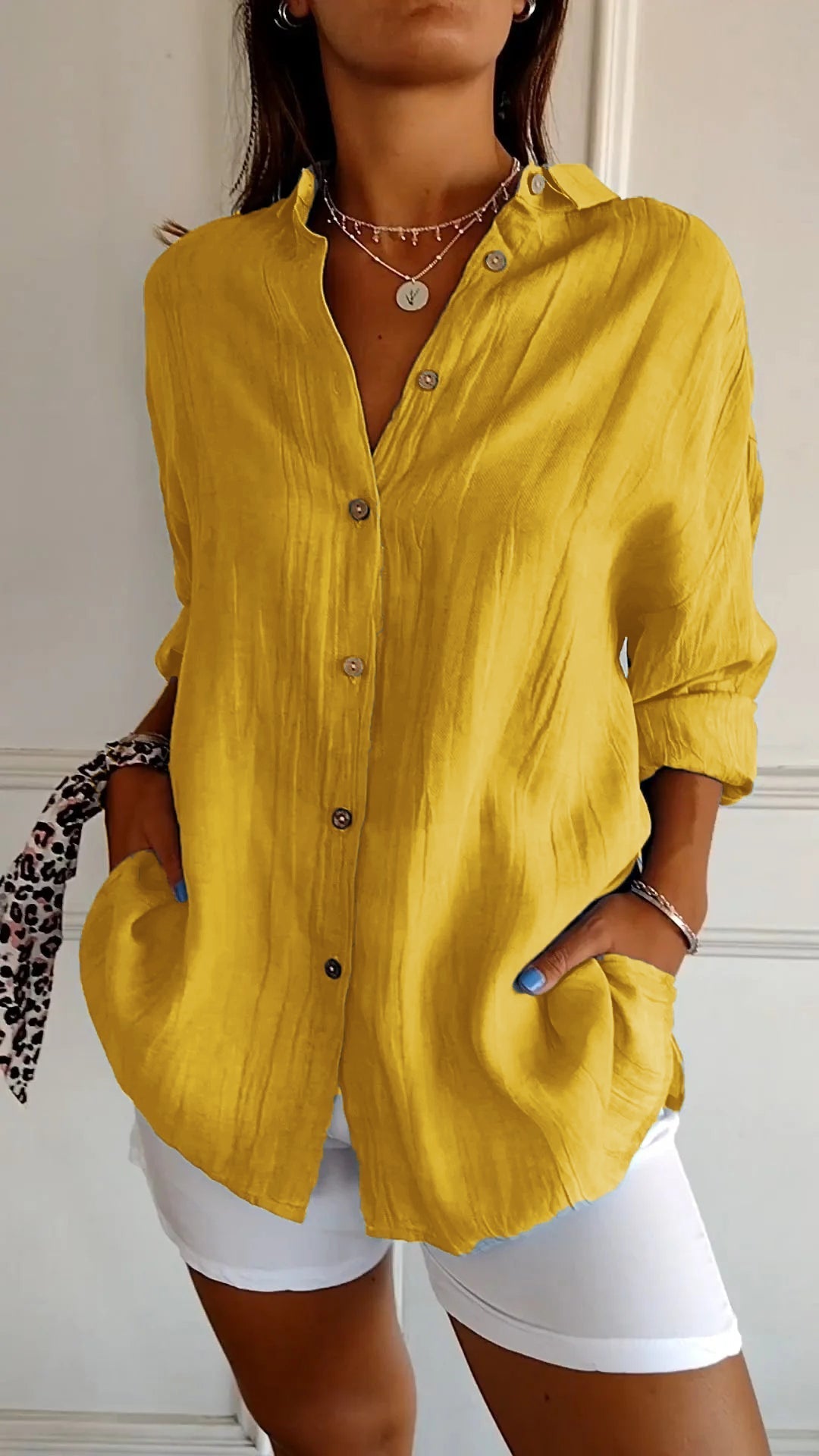 Womens Blouse – Luxurious Fabric – Versatile Day-to-Night Style 4