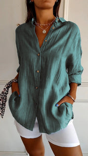 Womens Blouse – Luxurious Fabric – Versatile Day-to-Night Style 7