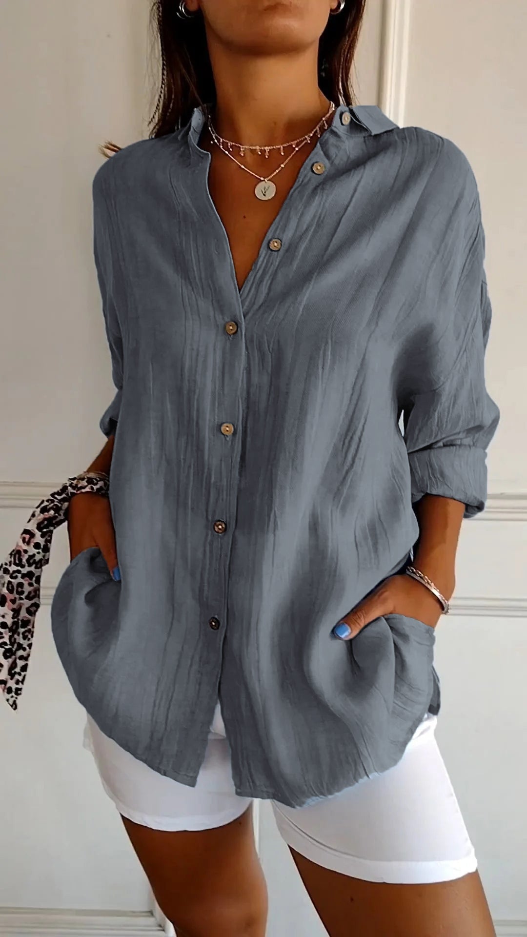 Womens Blouse – Luxurious Fabric – Versatile Day-to-Night Style 9