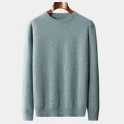 Wool Sweater – Classic Crew Neck – Stylish Winter Layering 0
