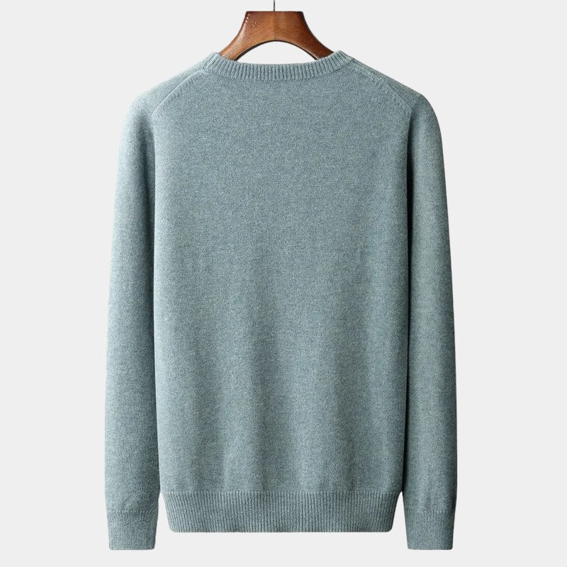 Wool Sweater – Classic Crew Neck – Stylish Winter Layering 1