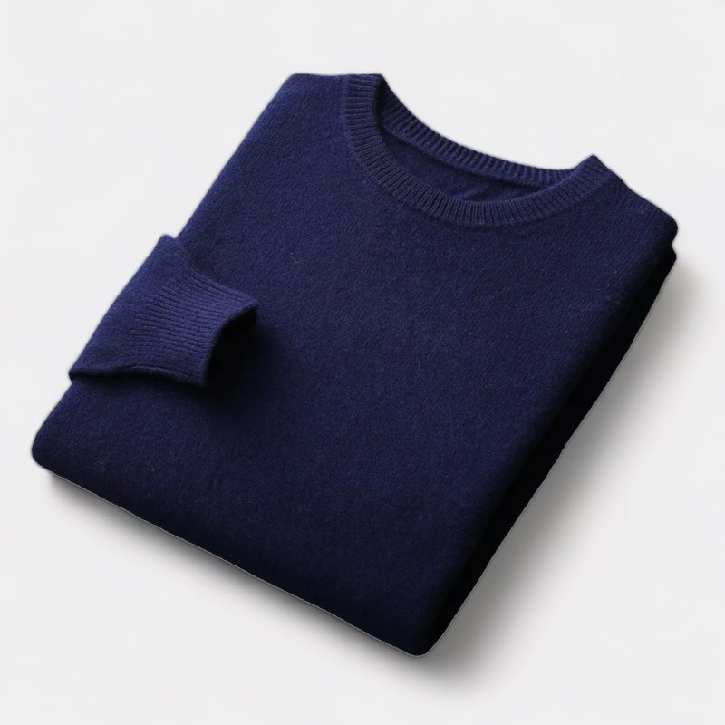 Wool Sweater – Classic Crew Neck – Stylish Winter Layering 3