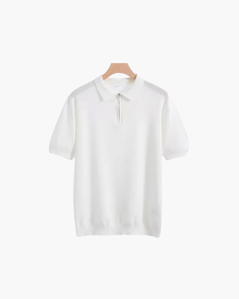 Zip Up Polo