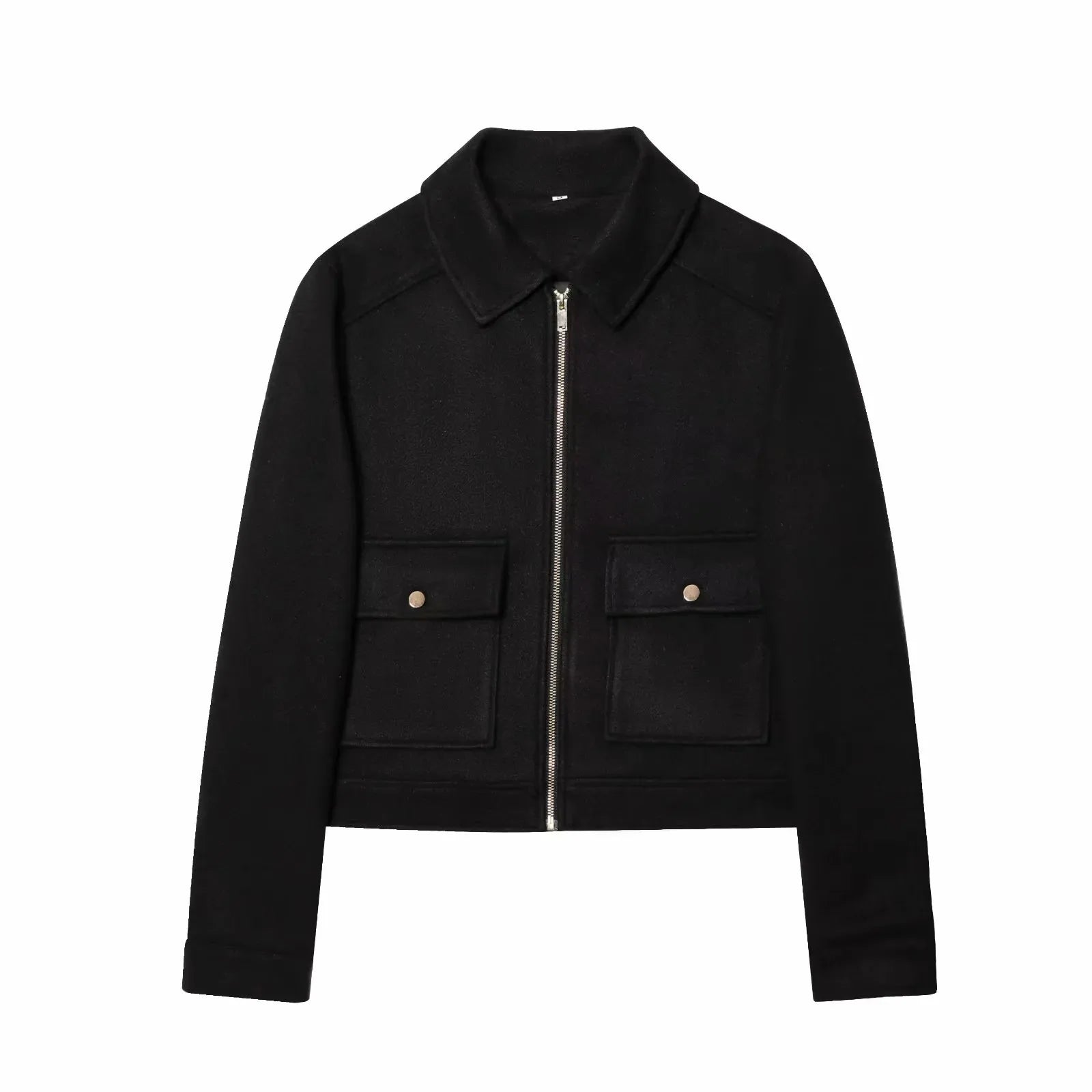 Zipper Jacket – Long Sleeve – Chic Winter Layering Piece 6