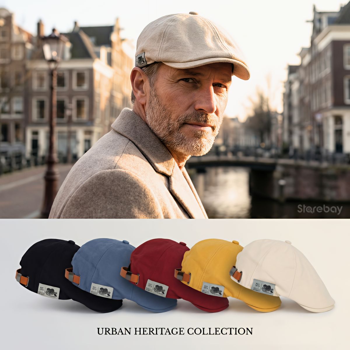 Accessoire – Mens – All Season – Urban Heritage Baret – Montford Co - Montford & Co